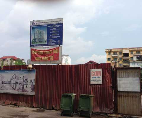 Dự án C1 Thành Công. Ảnh: Châu Anh