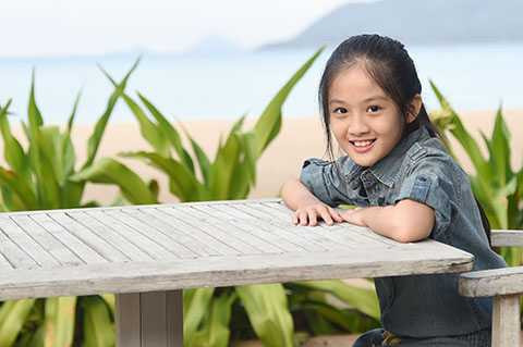 Diễn viên nhí của phim Trót yêu - bé Đông Nghi.