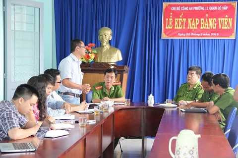  Buổi làm việc trực tiếp giữa báo Hà Nội Mới và công an phường 11, quận Gò Vấp