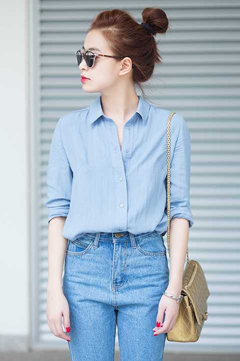 Bộ ảnh được thực hiện bởi stylist Hoàng Ku, nhiếp ảnh gia Tiên Nguyễn và Minh Luân.