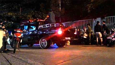 Hiện trường một vụ truy sát - Ảnh: Thanh Vạn Hiện trường một vụ truy sát - Ảnh: Thanh Vạn