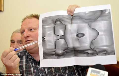 Piotr Koper công bố hình ảnh sóng âm quét được đoàn tàu