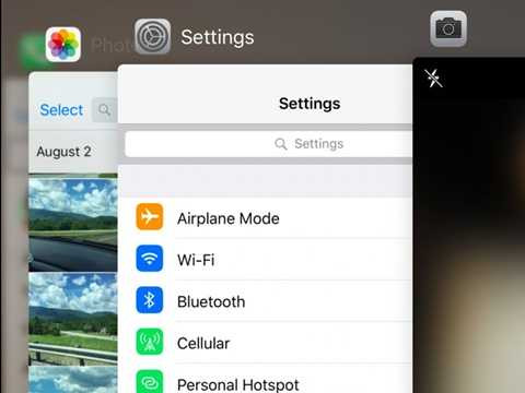 Và đây, điểm đẹp nhất trong iOS 9 mới - chuyển ứng dụng nhanh chóng và đẹp mắt hơn hẳn - giống như di chuyển những lá bài vậy