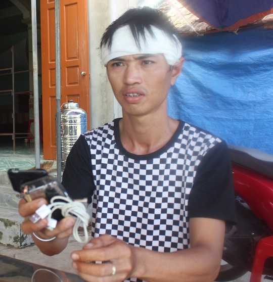 Anh Lê Văn Quân đau đớn trước cái chết đột ngột của vợ