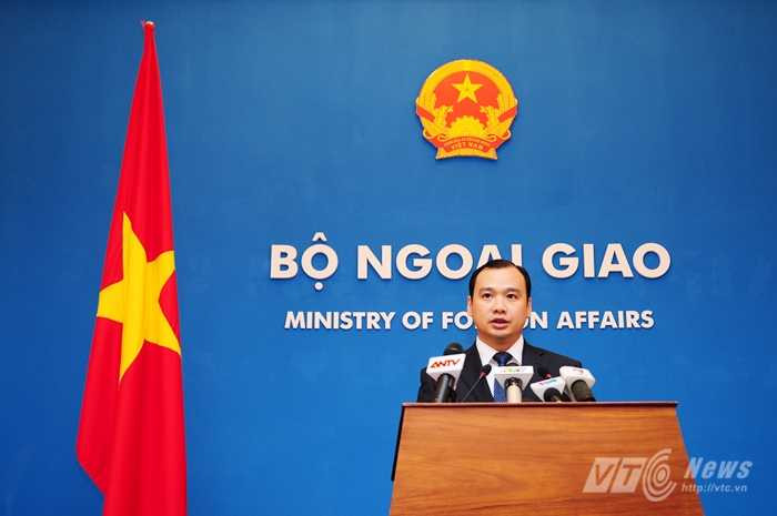 Người phát ngôn Bộ Ngoại giao Việt Nam Lê Hải Bình - Ảnh: Tùng Đinh