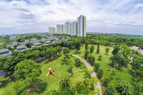 Ecopark tiêu biểu cho kiến trúc xanh độc đáo