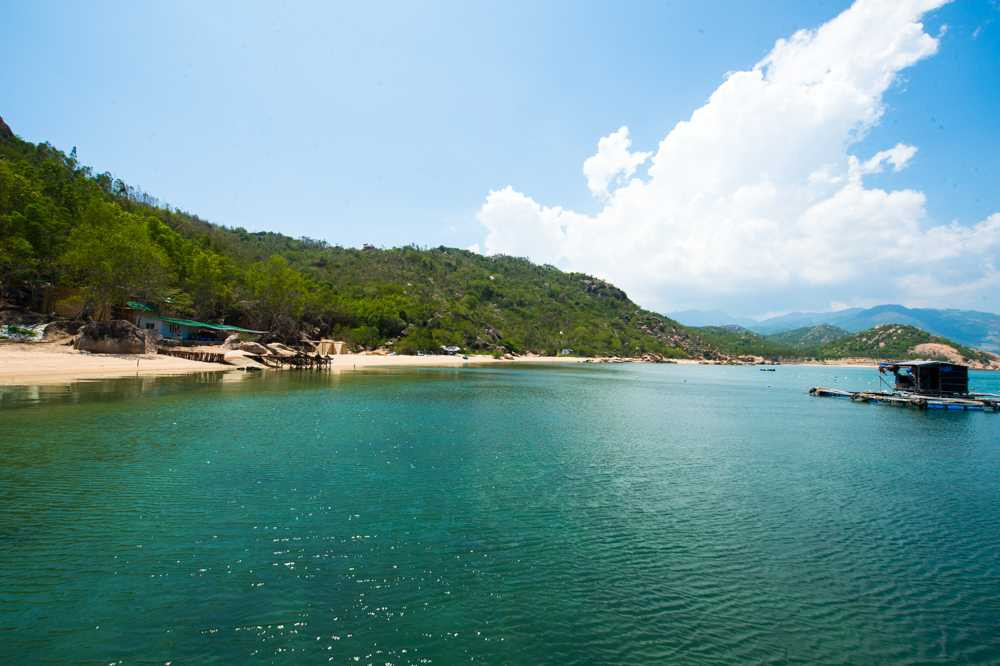 Du khách có thể tự chèo thuyền ra nhà bè để tìm hiểu việc nuôi cua biển