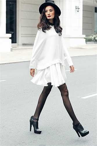 'Nàng thơ' của Đỗ Mạnh Cường mới thực hiện bộ ảnh thời trang đường phố khá ấn tượng.