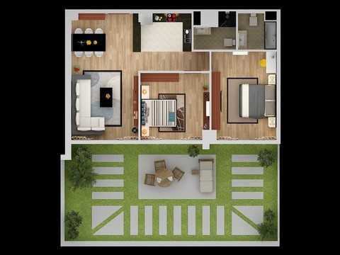 Khu vườn rộng trên 55m2 là khoảng không gian xanh quý giá cho những căn hộ tại Hà Nội. Chủ nhân sẽ được ngắm không gian xanh của riêng mình từ trên cao.