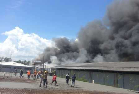 Cháy lớn trong khu chế xuất ở TP.HCM