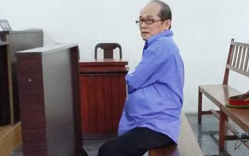 Bị cáo Huỳnh Ngọc Sương tại phiên tòa sơ thẩm (Ảnh: Người Lao Động)