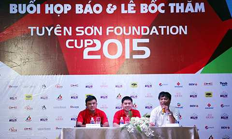 Sở VH-TT và DL Đà Nẵng, Họp báo và Lễ bốc thăm, giải bóng đá Tuyên Sơn Foundation Cup 2015, bóng đá phong trào, bóng đá 7 người