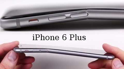 iPhone 6 Plus từng gắp sự coosmafn hình dễ bị bẻ cong