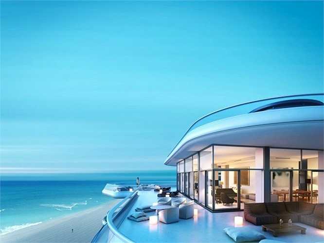 Để nhìn ngắm thành phố Miami thì chắc không có nơi nào tuyệt hơn là căn penthouse Faena, nằm ở tầng cao nhất của biệt thự triệu đô Faena. 