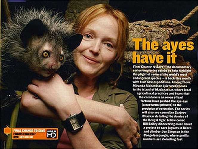 Tuổi thọ của loài này trung bình là 10 năm tuổi. Hiện loài khỉ Aye Aye đang ở trong tình trạng cực kỳ nguy cấp. Nếu không được bảo vệ, trong thời gian không xa, loài khỉ Aye Aye sẽ chỉ còn xuất hiện trong sách vở.