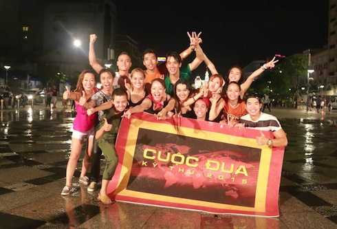 Hành trình Cuộc đua kỳ thú 2015 chính thức khép lại tại phố đi bộ Nguyễn Huệ.