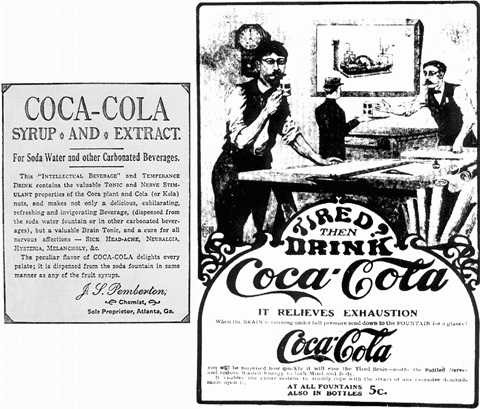 Mẫu quảng cáo đầu tiên của Coca-Cola