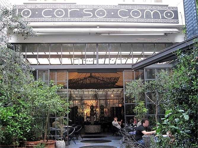 10 Corso Como - Milano, Italy: là một khu phức hợp bao gồm khách sạn, nhà hàng và quán bar cũng như một cửa hàng bách hóa cao cấp, một nơi bán bất cứ món hàng gì liên quan đến nghệ thuật, thời trang, âm nhạc và thiết kế.