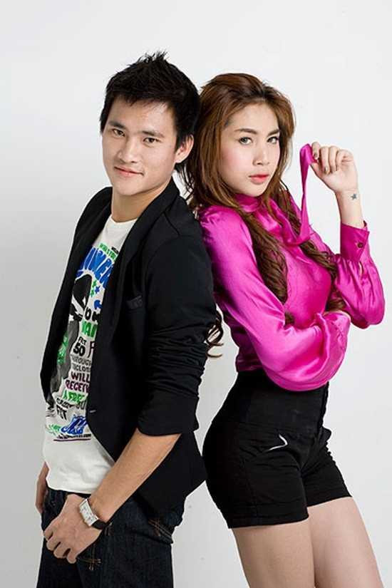 Công Vinh và Thủy Tiên.