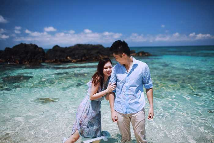 Bộ ảnh cưới đẹp lung linh của cặp đôi Hà Thành trên đảo Lý Sơn