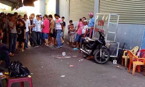 Hiện trường vụ hổn chiến khiến hai than niên nguy kịch Hiện trường vụ hổn chiến khiến hai than niên nguy kịch