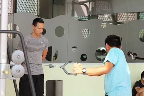 Nam tài tử gốc Việt tỏ ra là một người thầy khá nghiêm khắc.