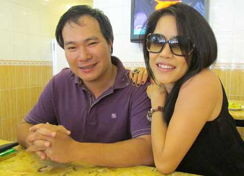 Thu Phương và Việt Anh trong một lần tái ngộ.