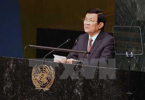 Chủ tịch nước Trương Tấn Sang. (Ảnh: Nguyễn Khang/TTXVN) Chủ tịch nước Trương Tấn Sang. (Ảnh: Nguyễn Khang/TTXVN)