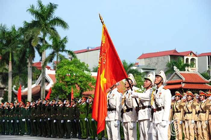 Mãn nhãn màn diễu binh của sinh viên cảnh sát trong lễ khai giảng