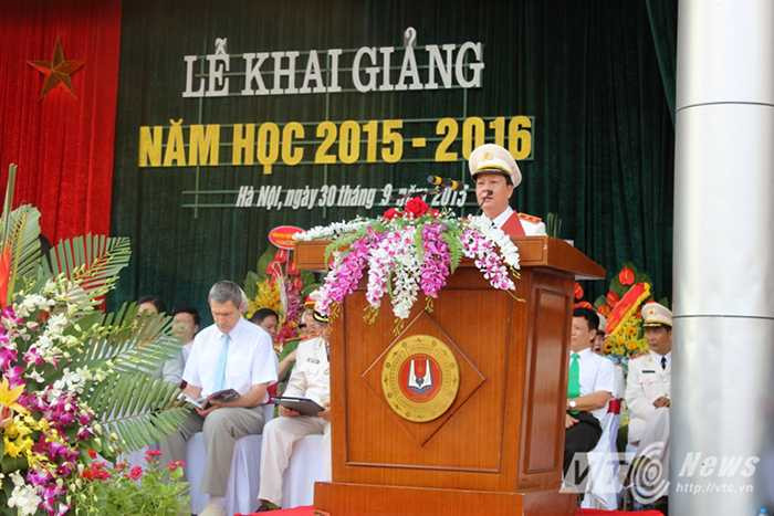 Mãn nhãn màn diễu binh của sinh viên cảnh sát trong lễ khai giảng