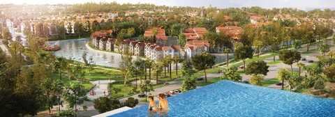 Hạng mục bể bơi vô cực – một loại hình kiến trúc đang rất được ưa chuộng trên thế giới sắp xuất hiện tại tầng thượng TTTM Vincom Long Biên - Vinhomes Riverside.