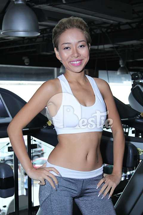 Việc thường xuyên luyện tập thể thao đã giúp Thảo Trang có thân hình thon gọn, gợi cảm và đầy quyến rũ.