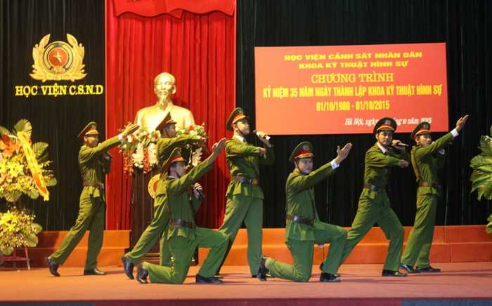 35 năm đào tạo nghiệp vụ kỹ thuật hình sự