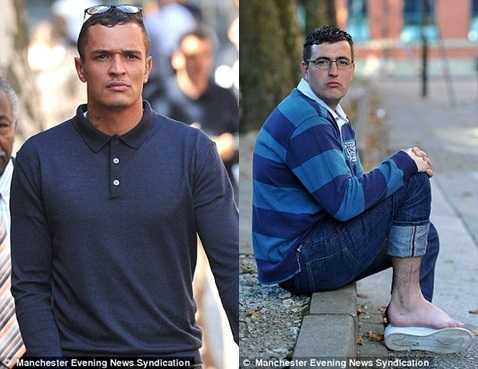 Chân dung hung thủ Nathiel Kerr và người bị hại Stuart Parsons Chân dung hung thủ Nathiel Kerr và người bị hại Stuart Parsons