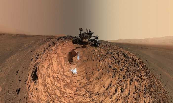 Xe thám hiểm Curiosity Mars của NASA và bức ảnh 'tự sướng' trên bề mặt Sao Hỏa
