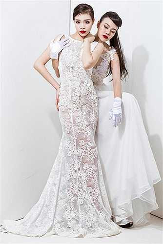 BST mới được NTK Cao Minh Tiến lấy cảm hứng từ mây kết hợp với nét khoẻ khắn của đồng phục của các cơ trưởng, tạo nên một bst tập vừa mềm mại vừa cá tính.