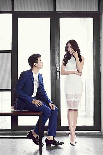 Tuy nhiên cô nàng nhất định không cho Vũ Mạnh Cường nắm tay dù cả ekip đã nhiều lần gợi ý.