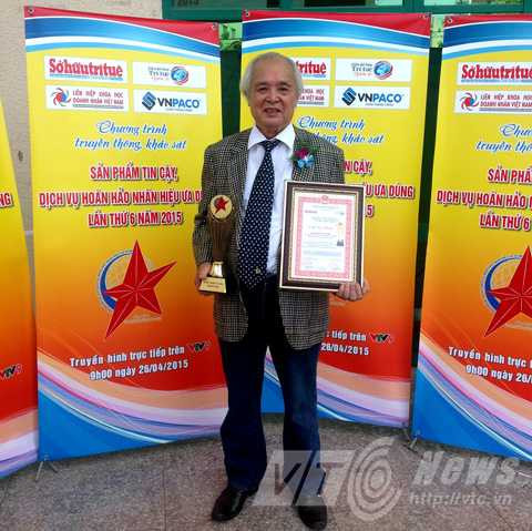 Hầu hết các sản của ông Khánh đều đạt huy chương vàng khi tham gia các cuộc thi sáng chế, hội chợ