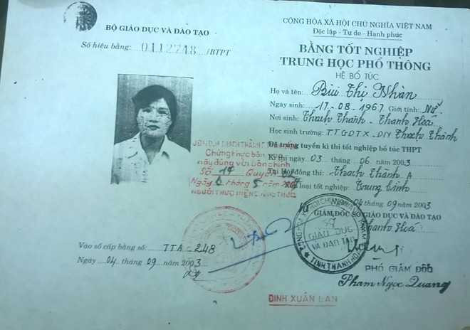 Hiệu phó trường mầm non bị tố mua bằng THPT