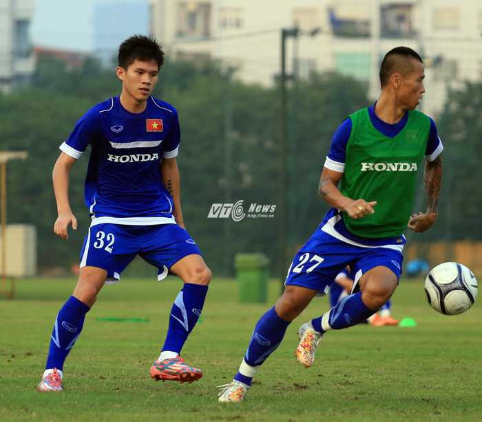 Thanh Hào (32) chưa thực sự ổn định tâm lý sau pha vào bóng khiến Abass gãy chân (Ảnh: Phạm Thành)