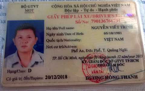 Cảnh báo, lái xe dùng bằng giả, cảnh sát giao thông, phát hiện, tạm giữ, Quảng Nam, GPLX giả