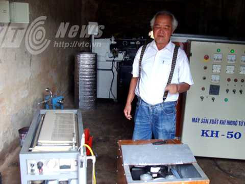 Hình thù những chiếc máy sản xuất hydro từ nước ban đầu... Hình thù những chiếc máy sản xuất hydro từ nước ban đầu...