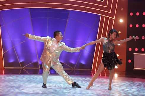 Nguyễn Thắng và Ngọc Anh nhảy trên nền nhạc 'Cô nàng thích vật chất'. Đàm Vĩnh Hưng nhận xét: 'Dù thân hình to nhưng em vẫn di chuyển rất nhẹ nhàng, không hề có lỗi. Bên cạnh em còn có người bạn diễn rất giỏi nên sẽ không khó để em lấy điểm cao.'. Hoài Linh cũng đồng ý với nhận xét này: 'Em vẫn nhẹ nhàng như không và khiến mọi người quên đi cân nặng của mình. Hai bạn đã kết hợp với nhau rất tốt. Anh hy vọng em sẽ bước tiếp'. Cặp đôi có tổng điểm:11 điểm