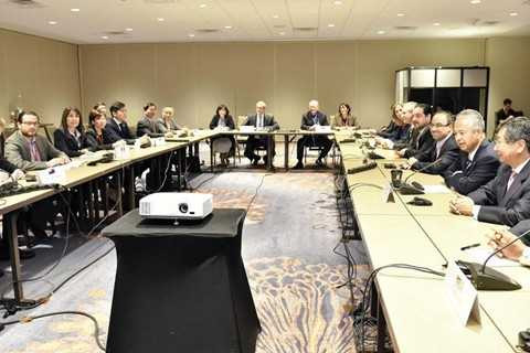 Buổi họp báo công bố kết quả cuộc đàm phán TPP đã bị hoãn lại ở phút chót