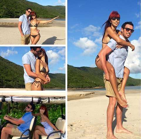 Là người luôn cởi mở trong chuyện tình cảm, Hà Anh không ngần ngại chia sẻ hình ảnh thân mật và những khoảnh khắc hạnh phúc ngọt ngào bên bạn trai Olly Dowden. 