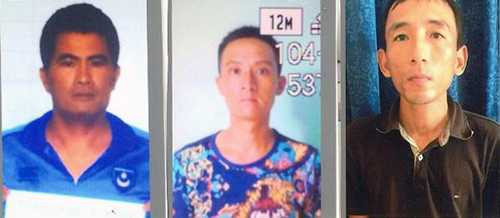 Các đối tượng Nguyễn Quốc Bình, Phạm Văn Trung, Lê Nguyên Khương