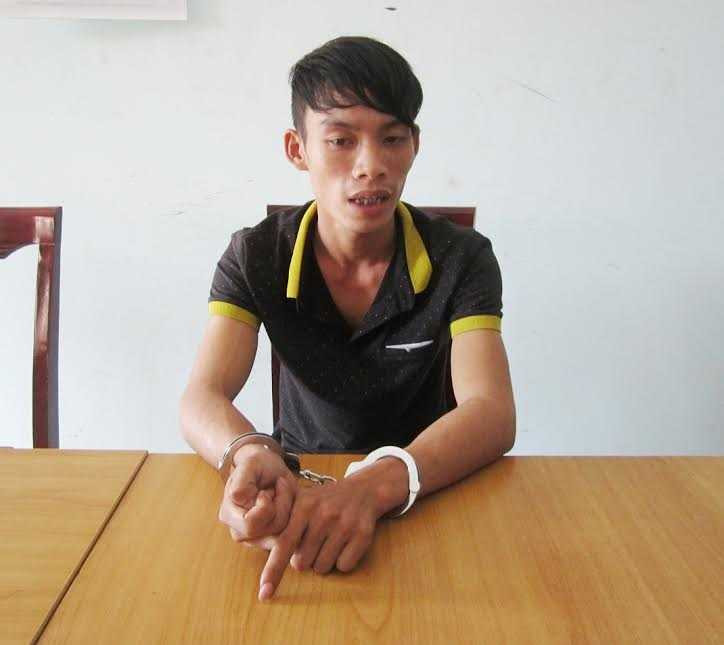 Đối tượng Nguyễn Văn Bắc tại cơ quan điều tra.