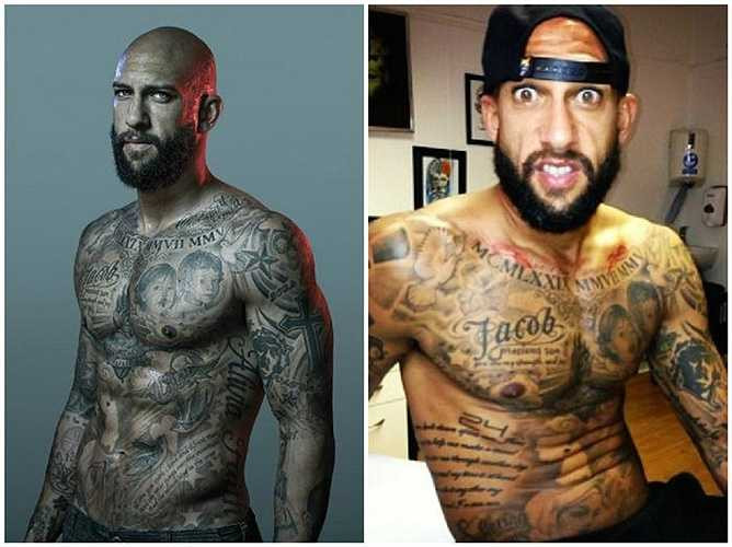 Tim Howard rất tích cực bổ sung thêm các hình xăm lên cơ thể. Tuy những hình xăm mà nhiều chủ đề khác nhau như gia đình, các cột mốc thời gian đáng nhớ, nhưng tất cả được phối rất hài hòa trên cơ thể thủ môn người Mỹ
