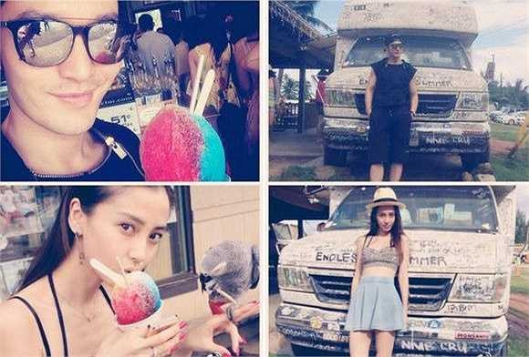 Năm 2013, tin đồn Huỳnh Hiểu Minh ngoại tình lại bị báo chí phanh phui. Lần này là một nghệ sĩ trẻ ít tên tuổi. Họ cùng đi ăn tối. Angela Baby ra mặt lên tiếng khẳng định cô không nghe tin đồn.