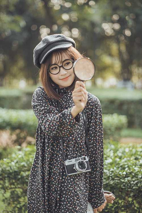 Nữ sinh Phương Đông xinh đẹp có gần 500.000 người theo dõi